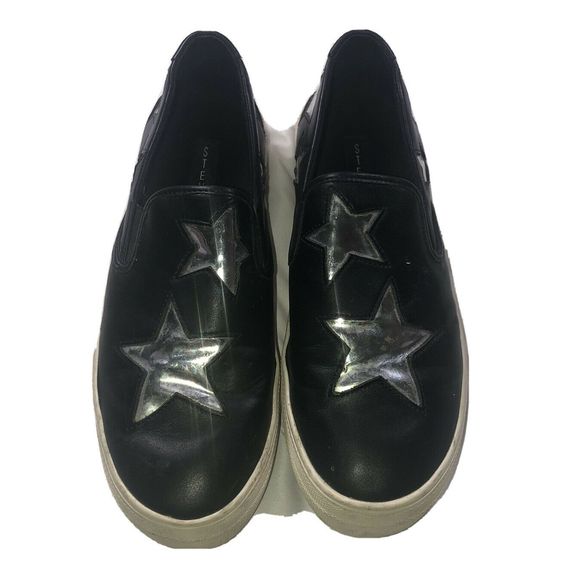 Steve Madden‎ Giggy Slip On Sneakers Silver Star - Picture 1 of 11